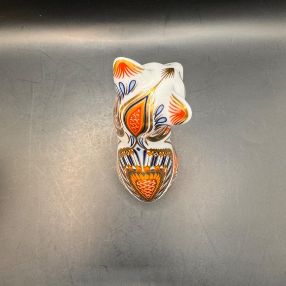 Royal Crown Derby paperweight "Siamese Cat". Silver stopper. Excellent condition - Picture 10 of 10